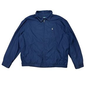 Vintage Polo Ralph Lauren Harrington Jacket navy blue 2XL windbreaker